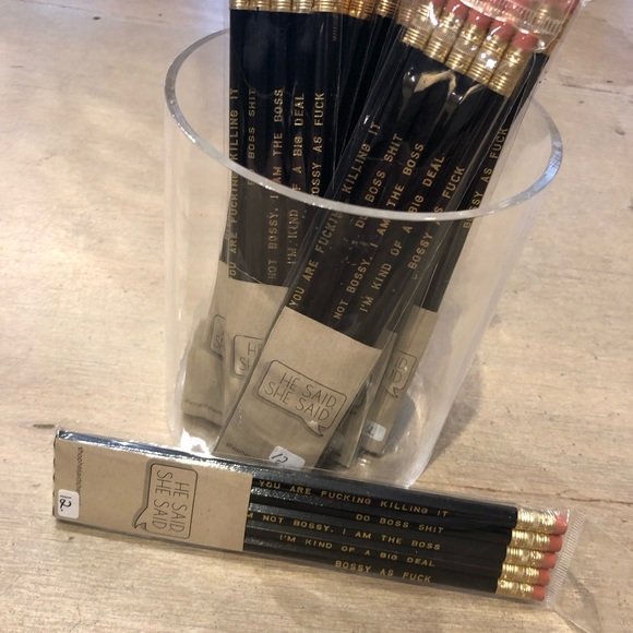 PACK OF 5 SASSY PENCILS - Picture 2 of 2